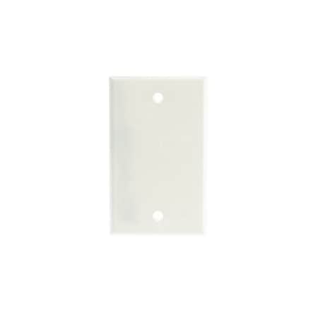 Cable Wholesale Wall Plate, White, Blank Cover Plate 200-258WH